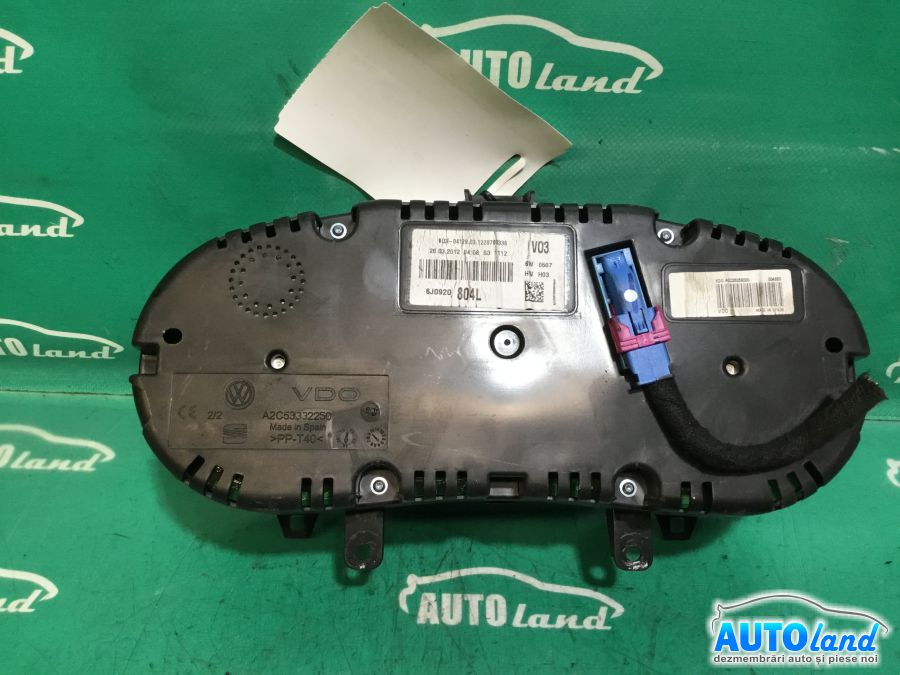 Ceas Bord SEAT IBIZA V (6J5) 2008-2025 Cod 6J0920804L