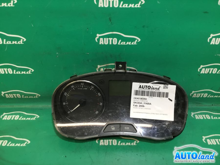 Ceas Bord SKODA FABIA 2006-2025 Cod 5J0920810E