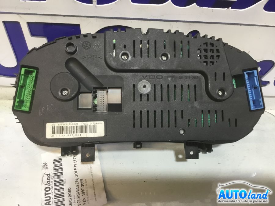 Ceas Bord VOLKSWAGEN GOLF IV (1J1) 1997-2005 Cod 1J0919861