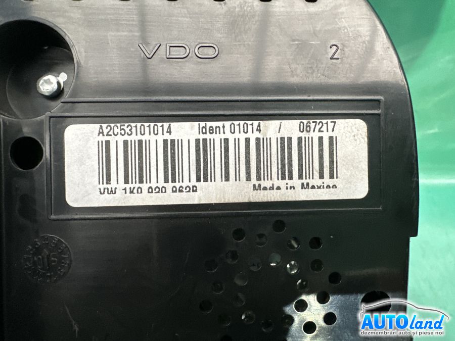 Ceas Bord VOLKSWAGEN GOLF V (1K1) 2003-2025 Cod 1K0920862B