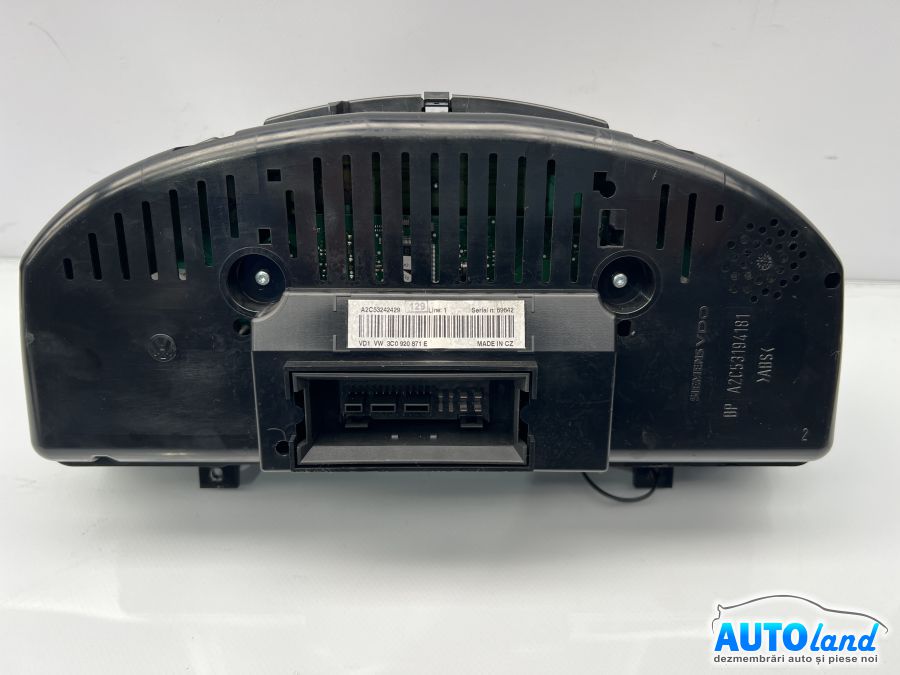 Ceas Bord VOLKSWAGEN PASSAT (3C2) 2005-2025 Cod 3C0920871E