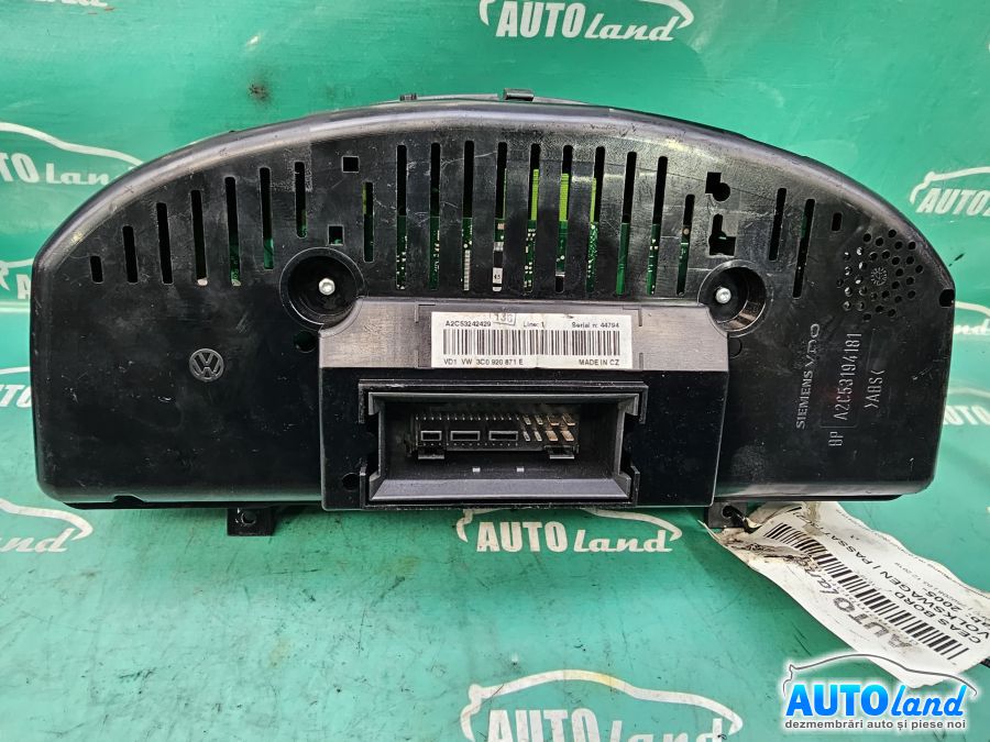 Ceas Bord VOLKSWAGEN PASSAT (3C2) 2005-2025 Cod 3C0920871E
