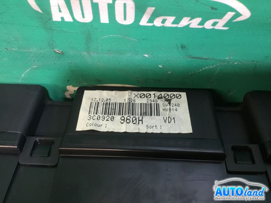 Ceas Bord VOLKSWAGEN PASSAT Variant (3C5) 2005-2025
