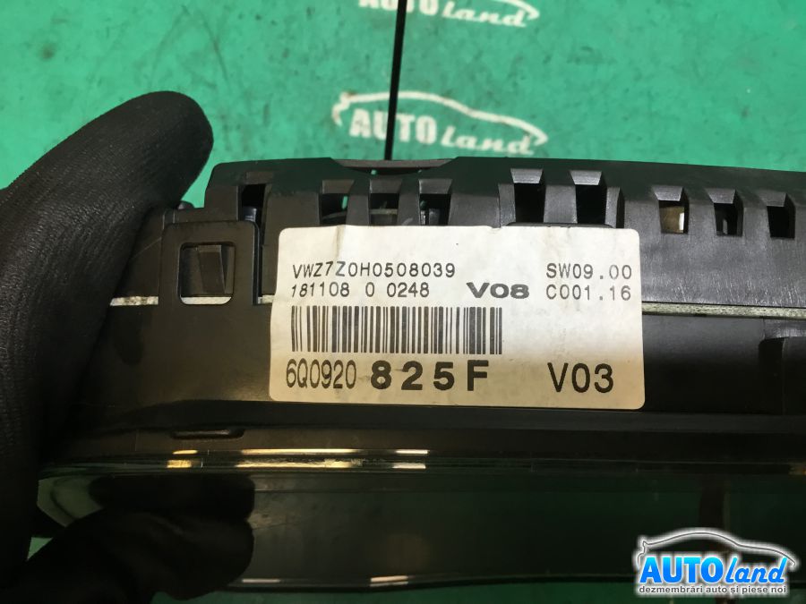 Ceas Bord VOLKSWAGEN POLO (9N_) 2001-2025 Cod 6Q0920825F