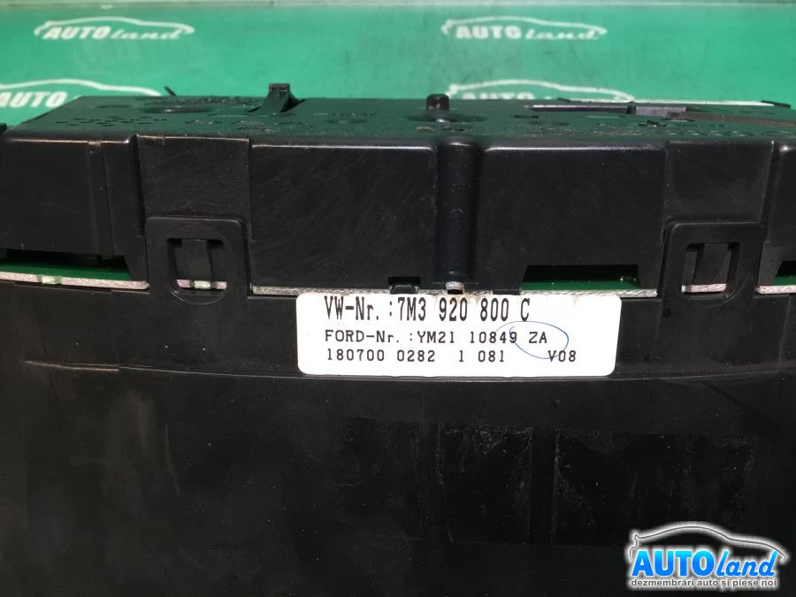 Ceas Bord VOLKSWAGEN SHARAN 2000-2010 Cod 7M3920800C