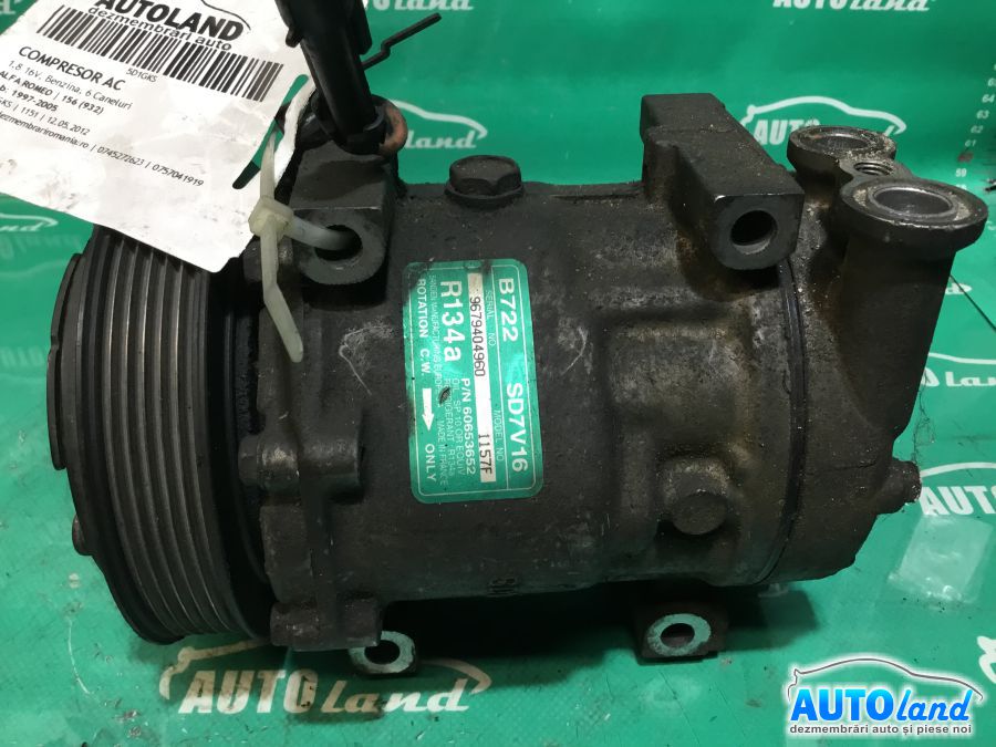 Compresor AC ALFA ROMEO 156 (932) 1997-2005 Cod 60653652