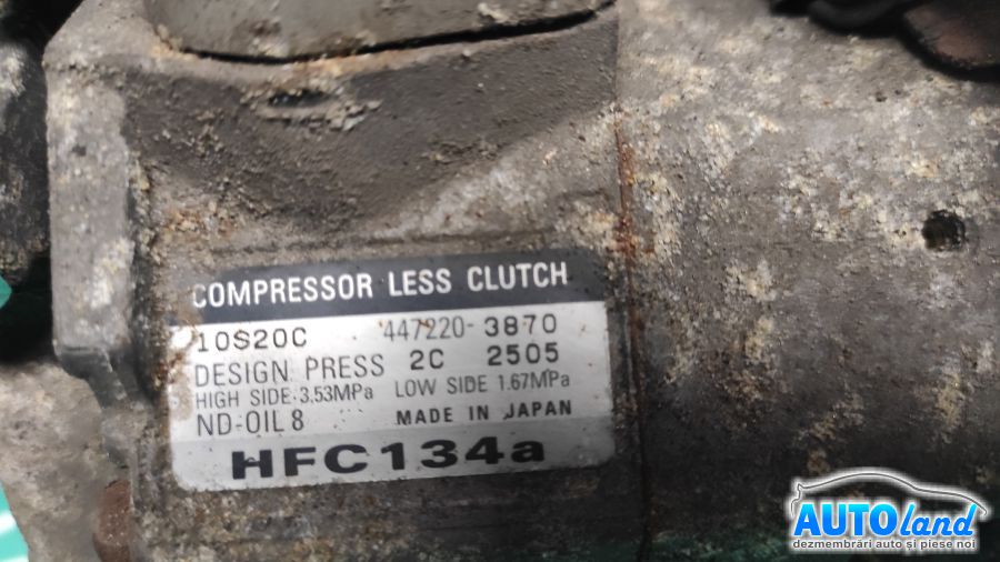 Compresor AC CHRYSLER VOYAGER III (RG) 2000-2025 Cod 4472203870