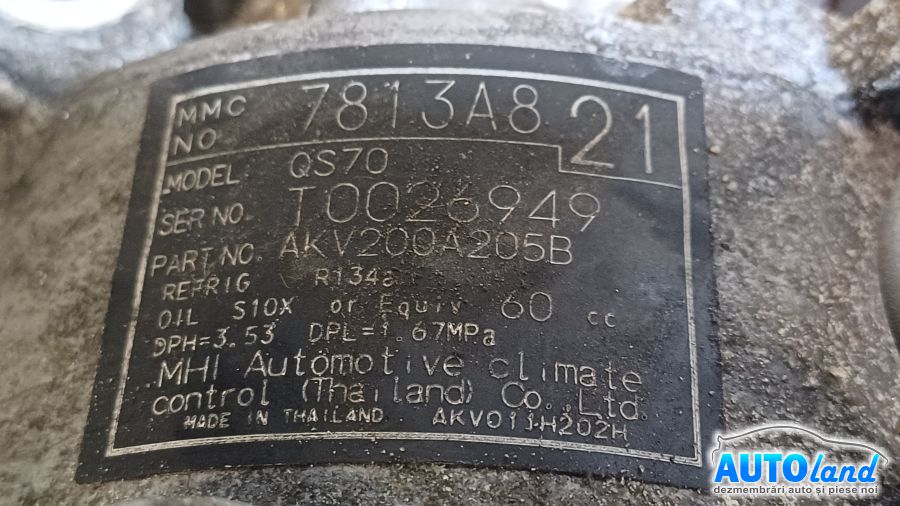 Compresor AC CITROEN C4 Aircross 2012-2025 Cod 7813A821