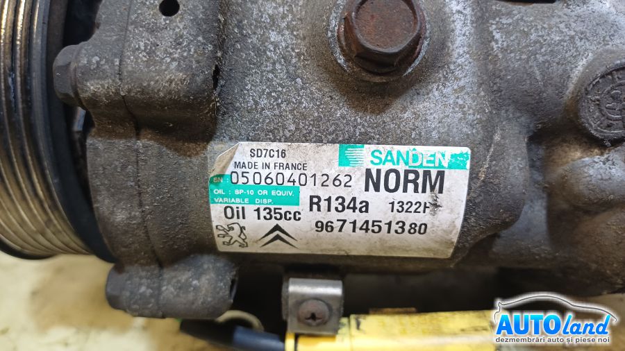 Compresor AC CITROEN C4 Grand Picasso (UA_) 2006-2025 Cod 9671451380