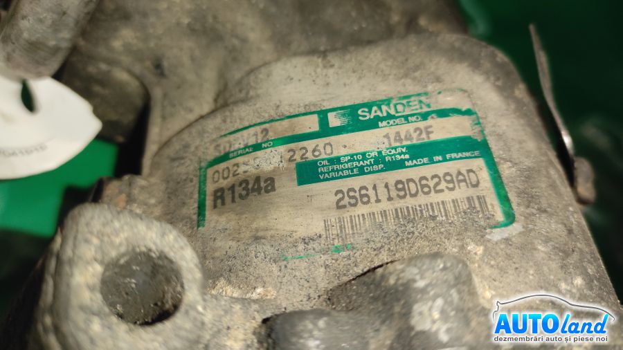 Compresor AC FORD FIESTA V (JH_,JD_) 2001-2025 Cod 2S6119D629AD
