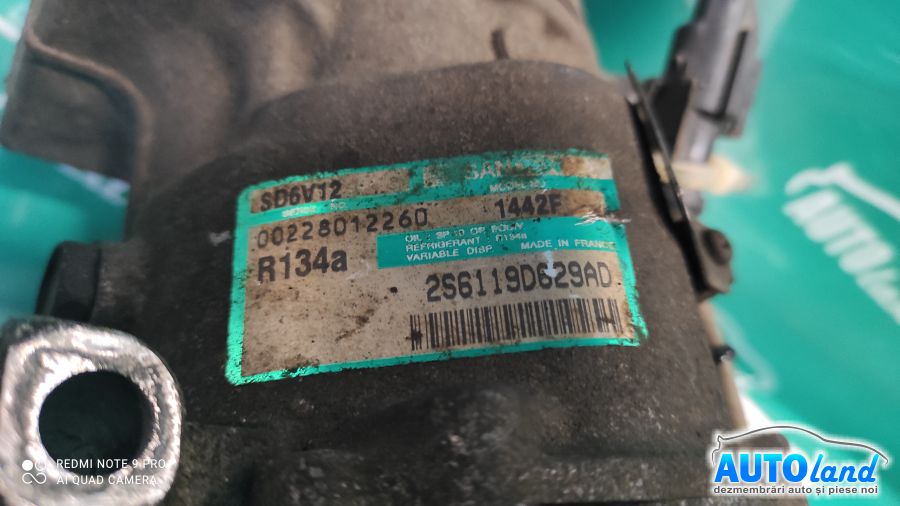 Compresor AC FORD FIESTA V (JH_,JD_) 2001-2025 Cod 2S6119D629AD