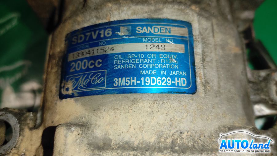 Compresor AC FORD FOCUS II (DA_) 2004-2008 Cod 3M5H19D629HD