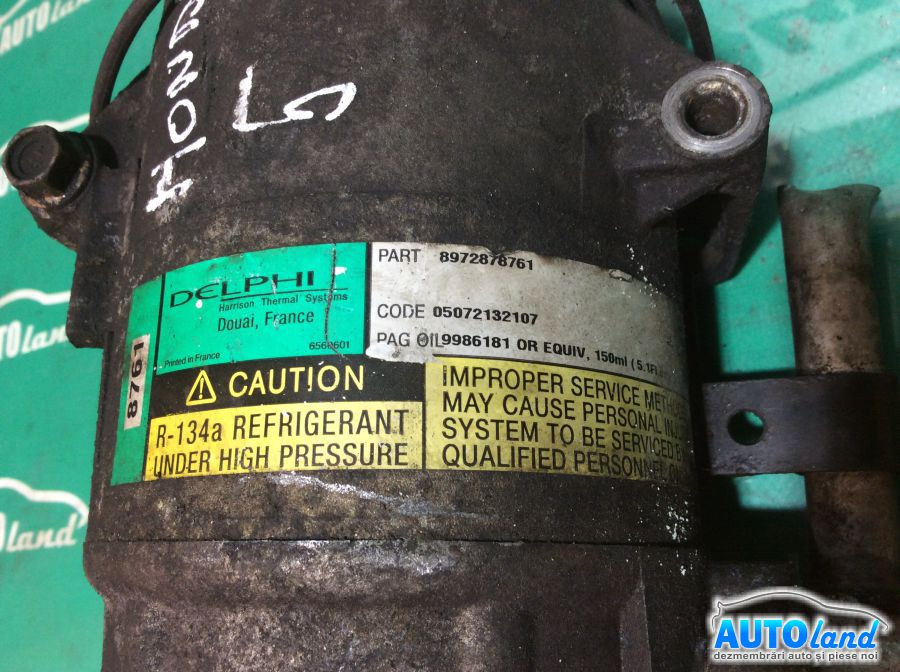 Compresor AC HONDA CIVIC VI 2001-2005 Cod 8972878761