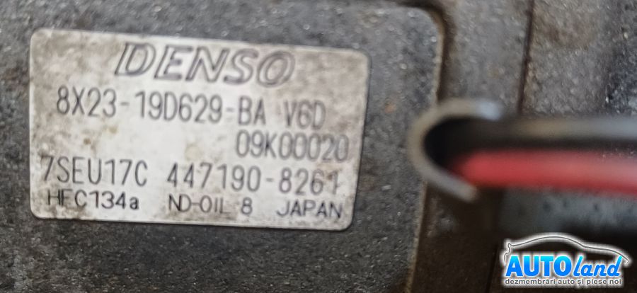 Compresor AC JAGUAR XF 2008-2025 Cod 8X2319D629BA