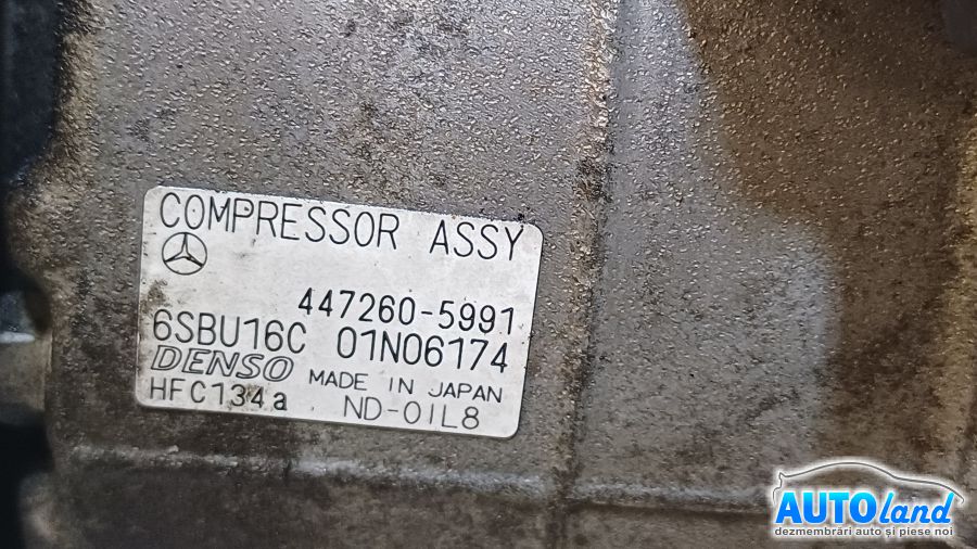 Compresor AC MERCEDES-BENZ C-CLASS (W204) 2007-2025 Cod 4472605991