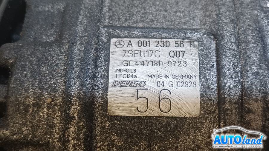 Compresor AC MERCEDES-BENZ C-CLASS (W204) 2007-2025 Cod A0012305611