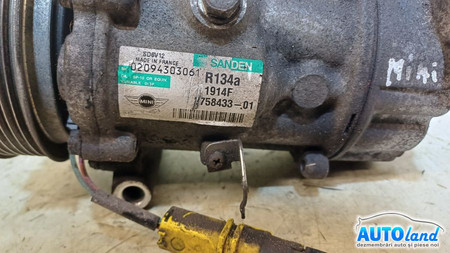 Compresor AC MINI HATCH (R56) 2006-2014 Cod 2758433