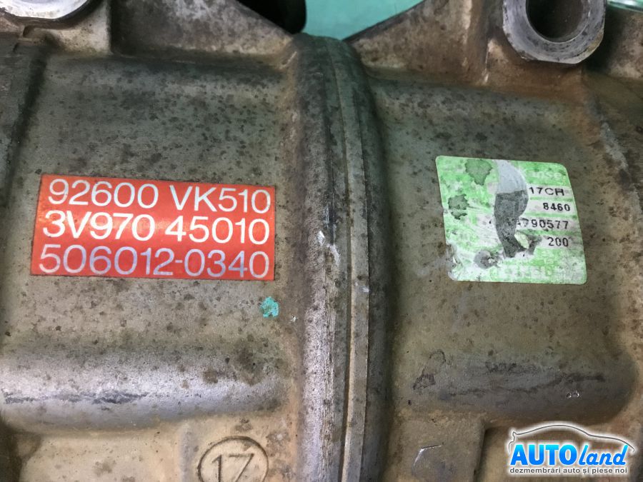 Compresor AC NISSAN GLORIA 1999-2004 Cod 92600VK510