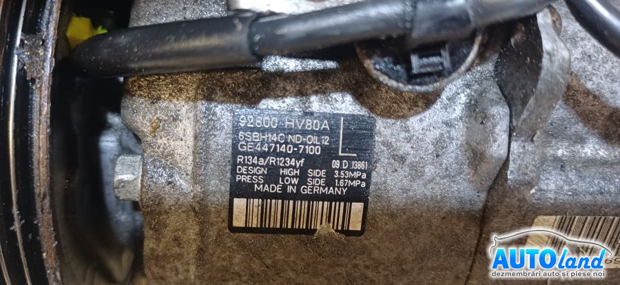 Compresor AC NISSAN QASHQAI III (J12) 2021-2026 Cod 92600HV80A