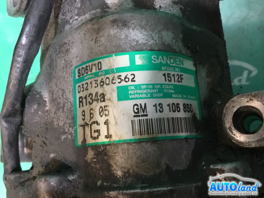 Compresor AC OPEL CORSA C (F08,F68) 2000-2025 Cod 13106850