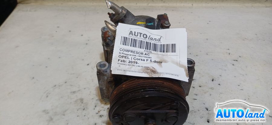 Compresor AC OPEL Corsa F 5-door 2019-2026 Cod 9827596080