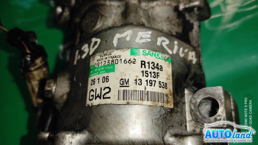 Compresor AC OPEL MERIVA 2003-2010 Cod 13197538