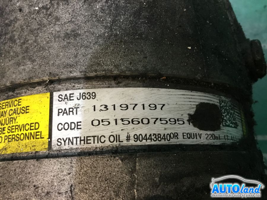 Compresor AC OPEL VECTRA C 2002-2025 Cod 13197197
