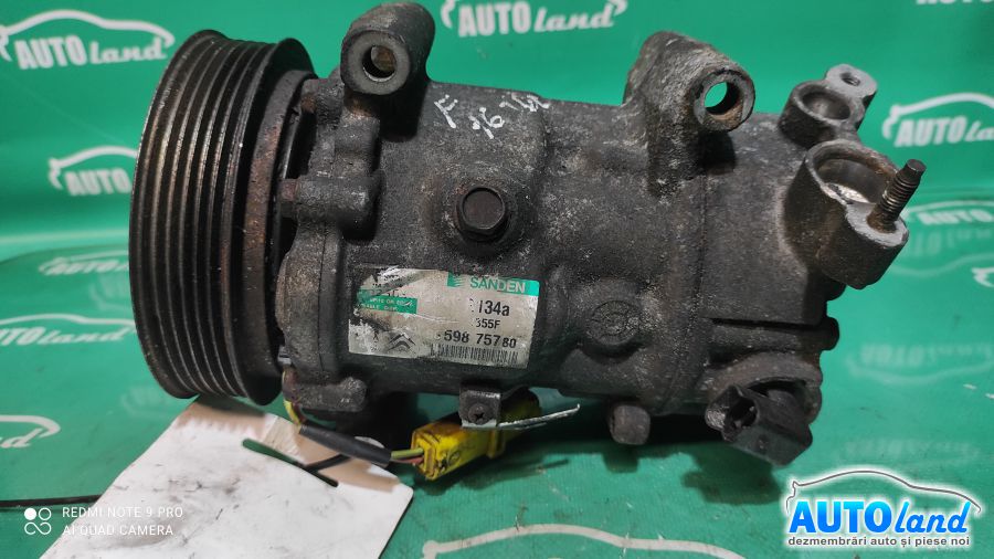 Compresor AC PEUGEOT 206 CC (2D) 2000-2025 Cod 965975780