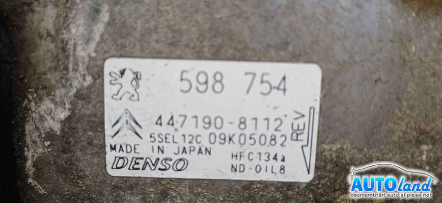 Compresor AC PEUGEOT 308 (4A_,4C_) 2007-2026 Cod 4471908112