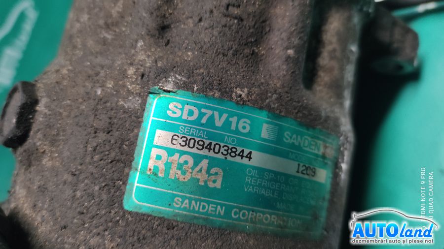 Compresor AC PEUGEOT 406 (8B) 1995-2004 Cod 6309403844