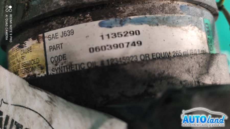 Compresor AC PEUGEOT 407 (6D_) 2004-2026 Cod 1135290