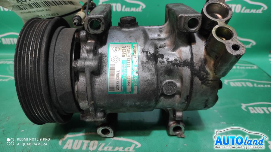 Compresor AC RENAULT CLIO II 1998-2001 Cod 7700273801