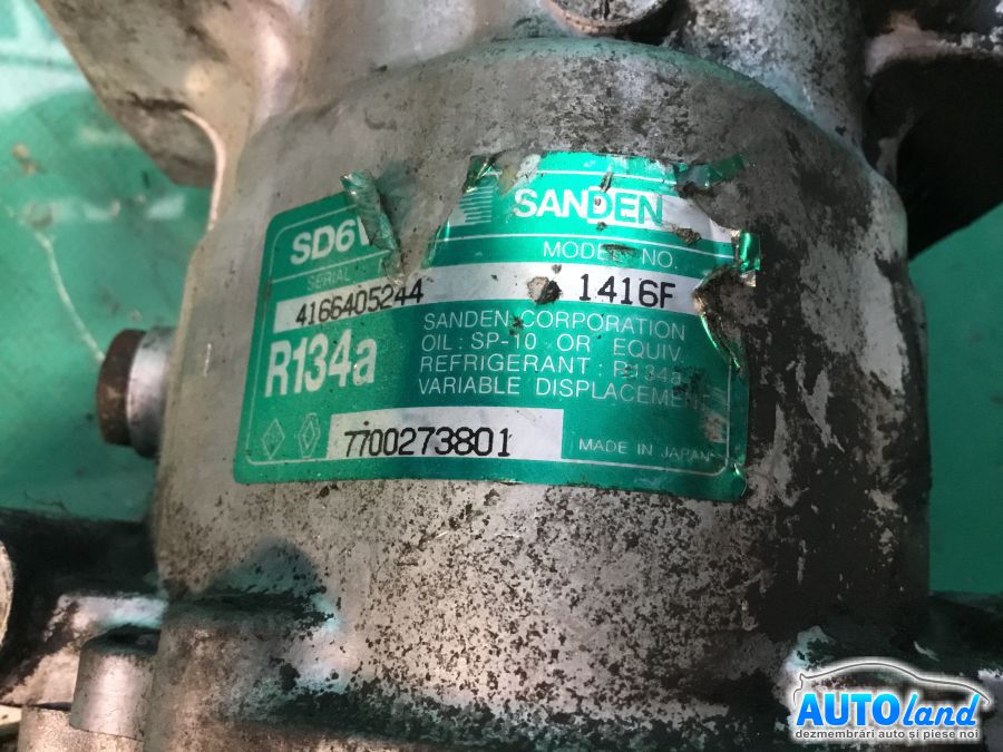 Compresor AC RENAULT CLIO II 1998-2001 Cod 7700273801