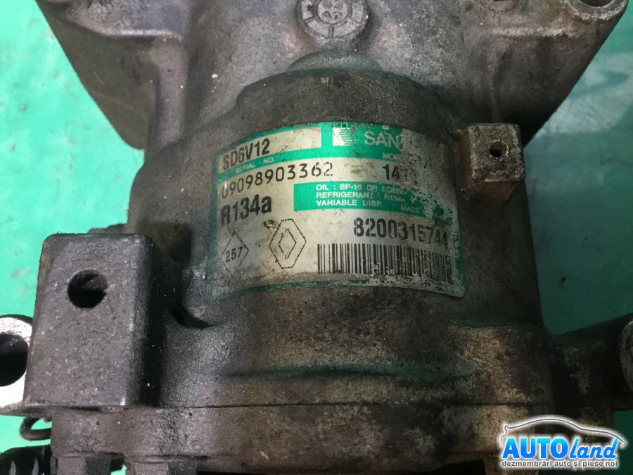 Compresor AC RENAULT CLIO II (BB0/1/2_,CB0/1/2_) 1998-2025 Cod 8200315744