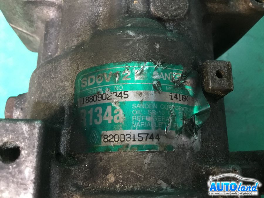 Compresor AC RENAULT CLIO II (BB0/1/2_,CB0/1/2_) 1998-2025 Cod 8200315744