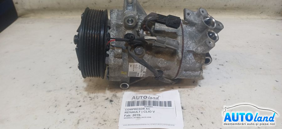 Compresor AC RENAULT CLIO V 2019-2026 Cod 926002888R