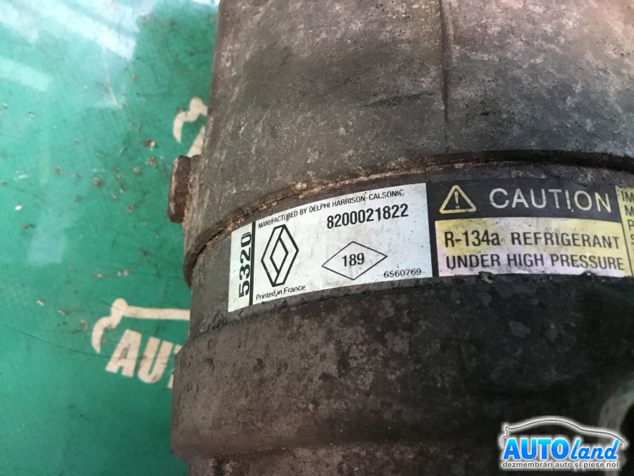 Compresor AC RENAULT LAGUNA II (BG0/1_) 2001-2025 Cod 8200021822