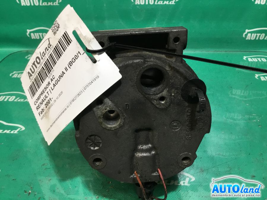 Compresor AC RENAULT LAGUNA II (BG0/1_) 2001-2025 Cod 8200021822