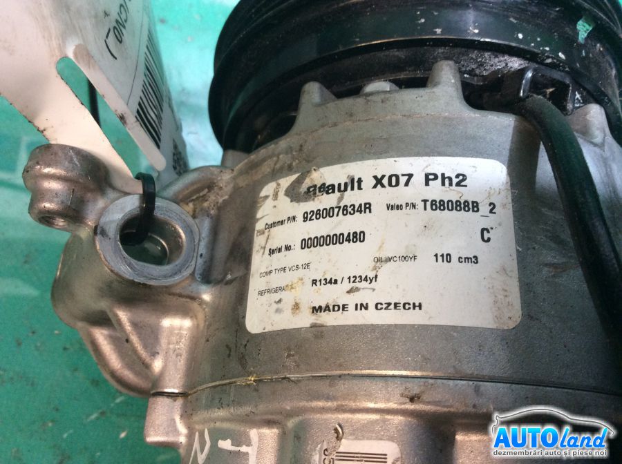 Compresor AC RENAULT TWINGO (CN0_) 2007-2025 Cod 926007634R