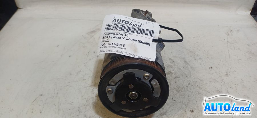 Compresor AC SEAT Ibiza V Coupe (facelift 2012) 2012-2015 Cod 5Q0820803G