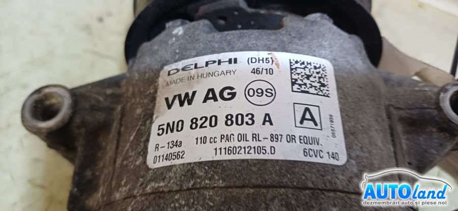 Compresor AC SKODA FABIA 2006-2025 Cod 5N0820803A