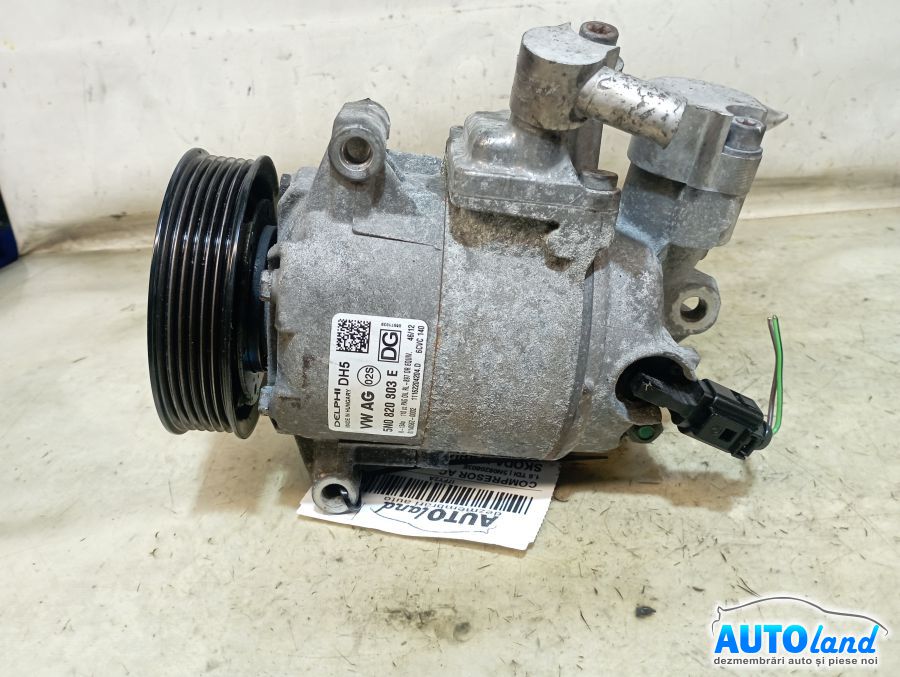 Compresor AC SKODA FABIA 2006-2025 Cod 5N0820803E