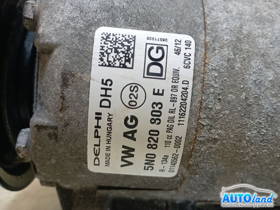 Compresor AC SKODA FABIA 2006-2025 Cod 5N0820803E