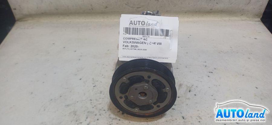 Compresor AC VOLKSWAGEN Golf VIII 2020-2026 Cod 3Q0816803D