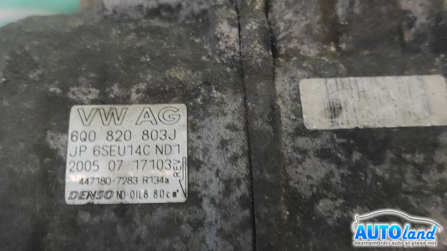 Compresor AC VOLKSWAGEN POLO (9N_) 2001-2025 Cod 6Q0820803J