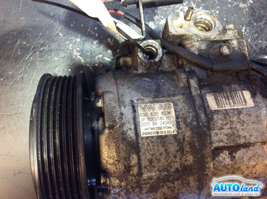 Compresor AC VOLKSWAGEN POLO (9N_) 2001-2025 Cod 6Q0820803K