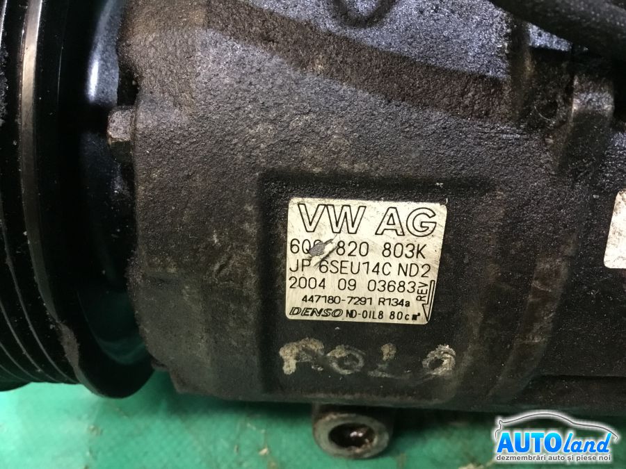 Compresor AC VOLKSWAGEN POLO (9N_) 2001-2025 Cod 6Q0820803K