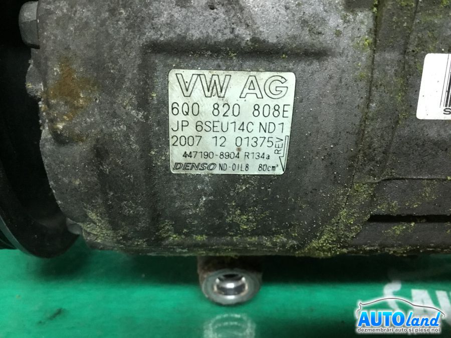 Compresor AC VOLKSWAGEN POLO (9N_) 2001-2025 Cod 6Q0820808E