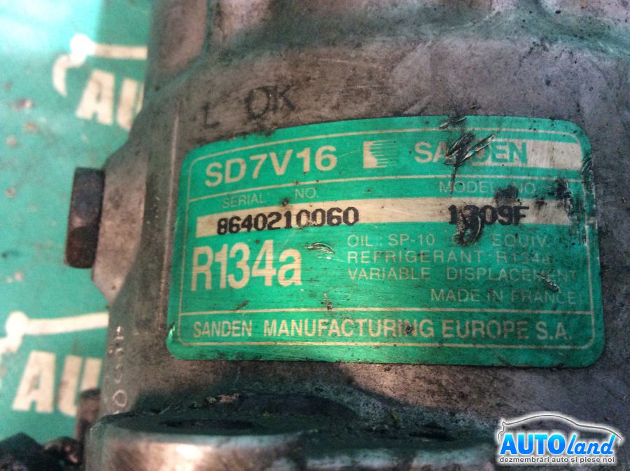 Compresor AC VOLKSWAGEN SHARAN (7M8,7M9,7M6) 1995-2000 Cod SD7V16