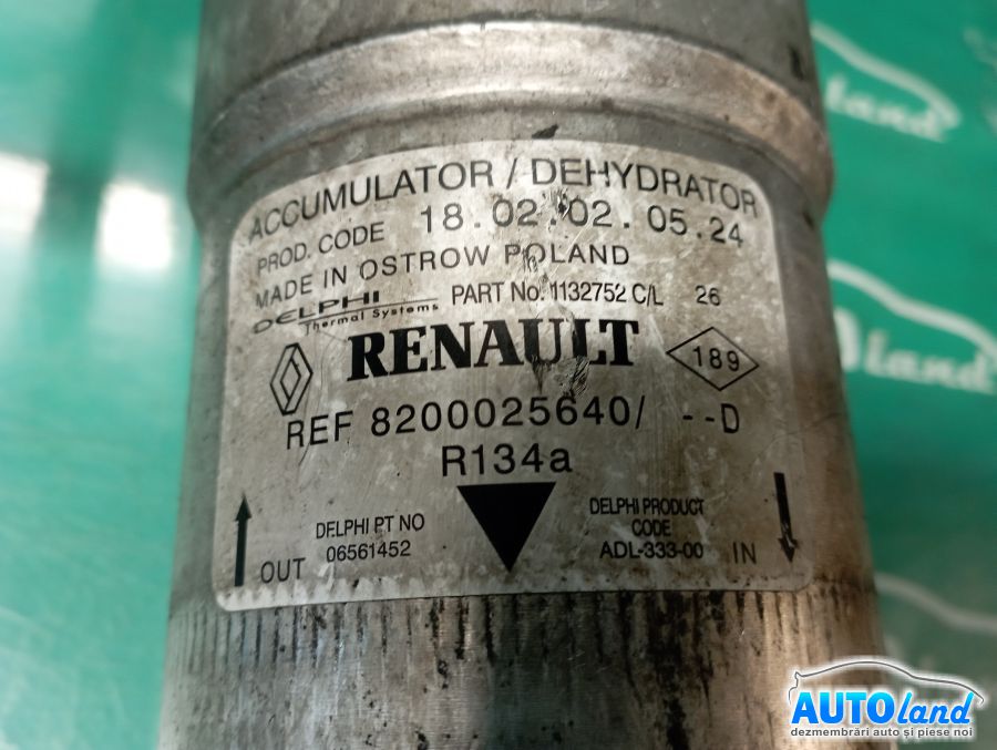 Conducta Ac RENAULT LAGUNA II (BG0/1_) 2001-2025 Cod 8200008718B